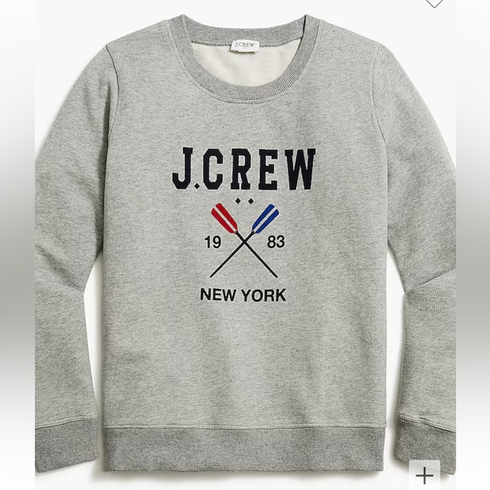 J Crew Oars Logo Sweatshirt